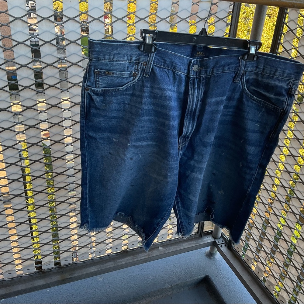 Polo Ralph Lauren Men's 9.5-Inch Vintage Classic-Fit Denim Shorts sz 44 Big&Tall